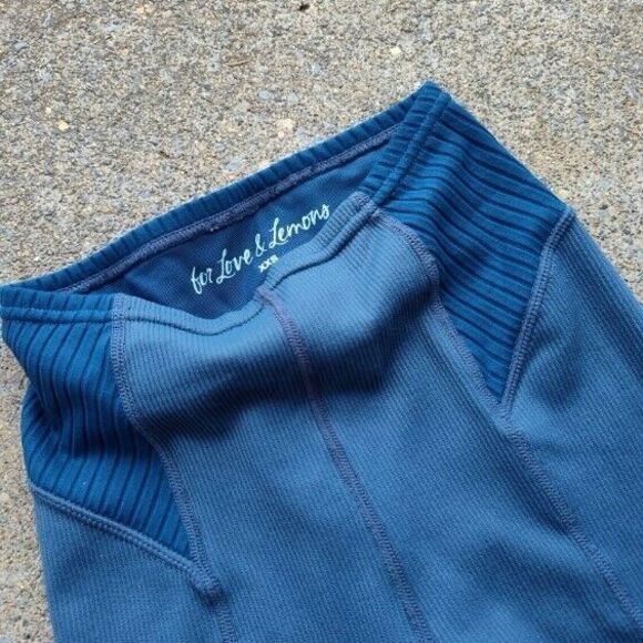 For Love & Lemons Women's Dani Ribbed Biker Shorts - Picture 2 of 9